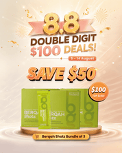 Bodigard Berqah Shotz - Pack of 3 - MyLustre.com