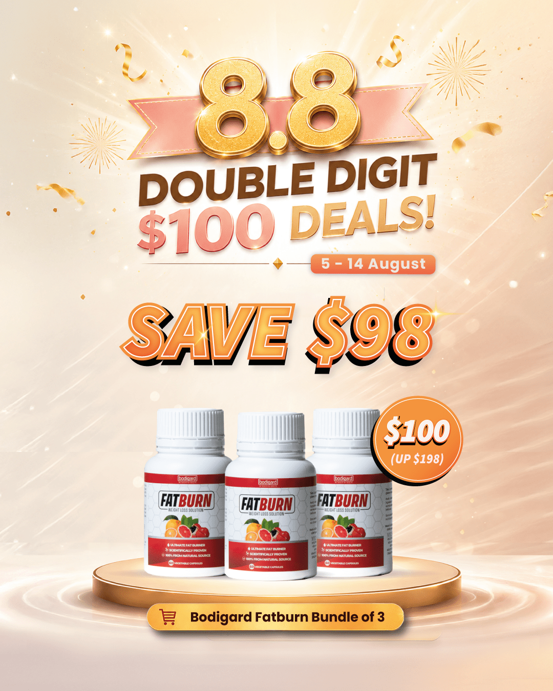 Bodigard FatBurn - Pack of 3 - MyLustre.com