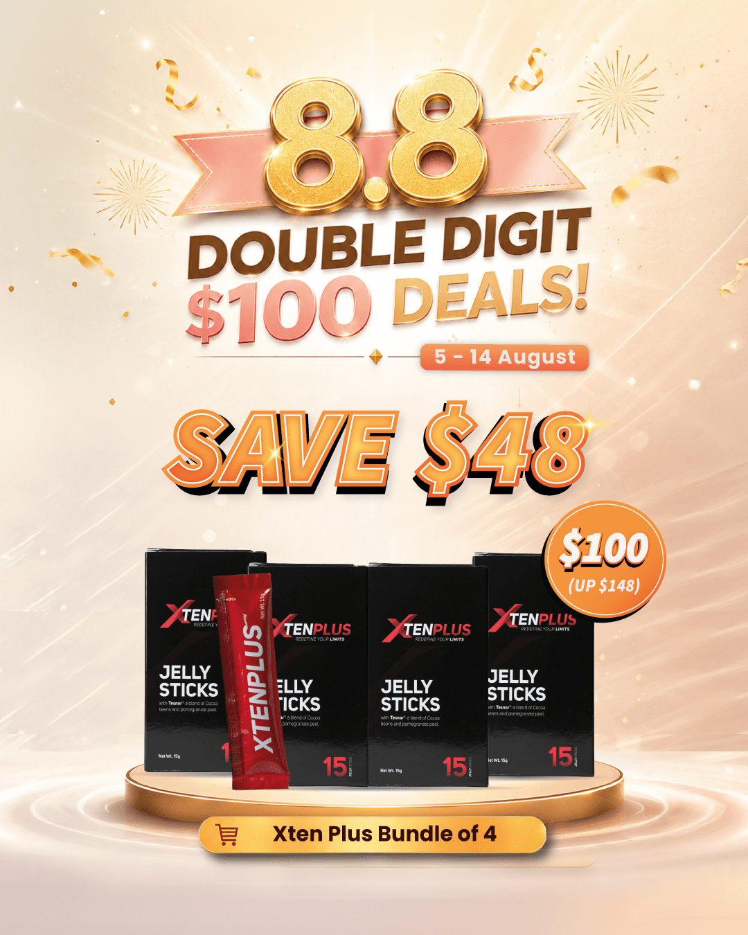 XTEN Plus - Pack of 4 - MyLustre.com