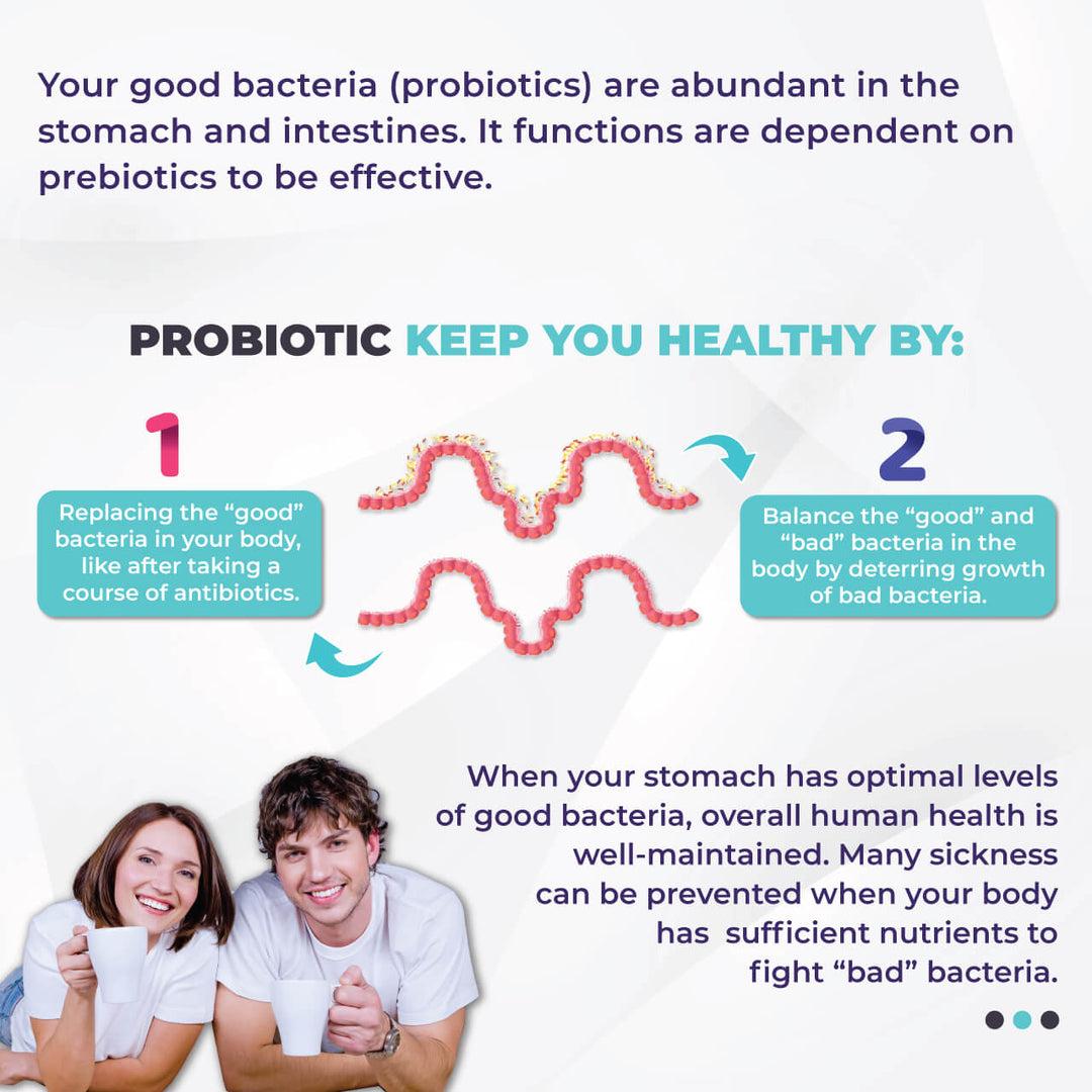 difference between prebiotics and probiotics